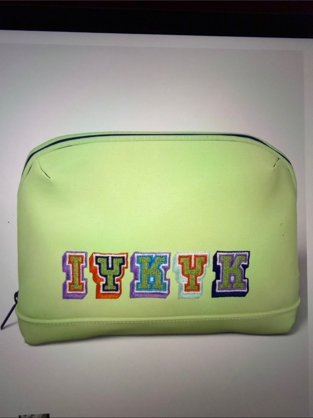 “ if you know you know “ Neon Lime Electronic accessory case/Pouch
